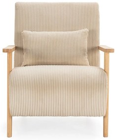 Beżowy fotel Bonnie – Marckeric