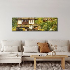 Obraz - Domki letniskowe w lecie (170x50 cm)