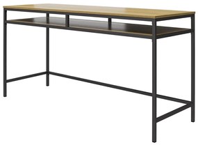 Biurko z blatem w dekorze dębu 51x153 cm Bradford – Støraa