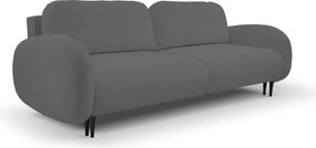 Sofa SOFT z funkcja spania i pojemnikiem CIEMNY SZARY RUN AGAIN 90