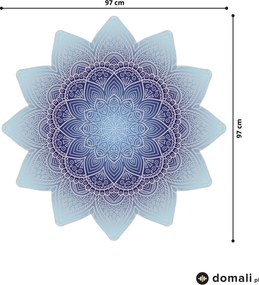 Naklejki na ścianę - Mandala niebieska