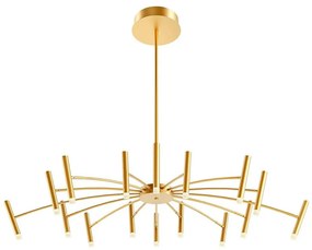 Redo 01-3450 - ściemnialny żyrandol na pręcie RAYEN LED/80W/230V CRI 90 złoty