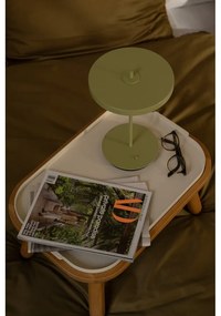 Zielona metalowa lampa stołowa LED z metalowym kloszem (wysokość 31 cm) Asteria Move – UMAGE