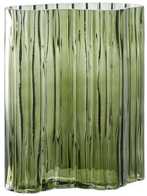 Zielony szklany wazon (wysokość 26,5 cm) – House Nordic