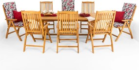 Doppler TAMAN DORSET FSC®, rozkładany stół 240/300, 8+1