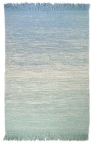 Zielono-niebieski dywan odpowiedni do prania 100x150 cm Kirthy – Nattiot