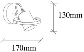 Kinkiet w kolorze złota Vaveyla – Opviq lights