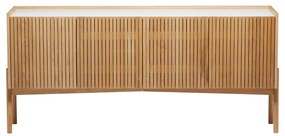 Niska komoda w dekorze dębu w naturalnym kolorze 177x42 cm Bottrup – Woodman