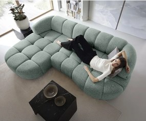 Narożnik VELPA S z elektryczną regulacją siedziska Lewostronny wolnostojący w tkaninie PUENTE 33 WERSAL