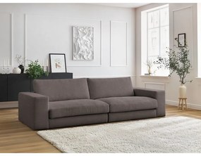 Szarobrązowa sztruksowa sofa 274 cm Leonard – Bobochic Paris