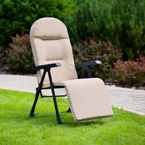 Fotel ogrodowy z podnóżkiem Galaxy Plus H031-05PB PATIO