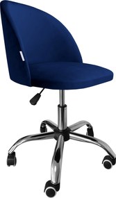 Fotel obrotowy COLIN krzesło biurowe fotel ergonomiczny do biurka : Kolor Stelaża - Chrom, Kolor tkaniny - VELVET - MG16, Typ siedziska - Siedzisko obrotowe 360°, Typ tkaniny - Velvet