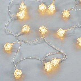 Zestaw oświetleniowy - Gwiazdy, 20 LED, ciepła biel, 3 szt