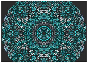 Obraz abstrakcji ozdobnej (70x50 cm)
