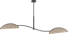Wisząca brązowa lampa w nowoczesnym stylu F6-T08