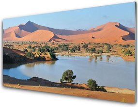 Panel Szklany Oaza Spokoju Na Pustyni