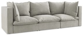 Jasnoszara sofa 255 cm Manao – Makamii