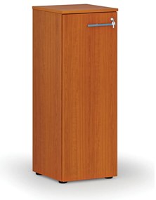 Szafa biurowa niska z drzwiami PRIMO WOOD, 400 x 420 x 1087 mm, wiśnia