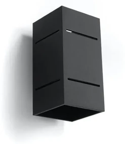 Kinkiet BLOCCO czarny SOLLUX  LIGHTING