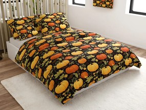 PrzytulneMieszkanie.pl PrzytulneMieszkanie.pl Pościel z mikrofibry ORANGE PUMPKINS kolorowy Rozmiar pościeli: 2 szt 70 x 90 cm | 200 x 220 cm