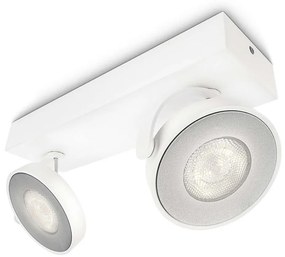 Philips 53172/31/16- Lampa ściemnialna LED MYLIVING CLOCKWORK 2xLED/4,5W/230V