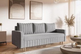 Kanapa tapicerowana COMFORT TRIO z funkcją spania 3-osobowa z pojemnikiem
