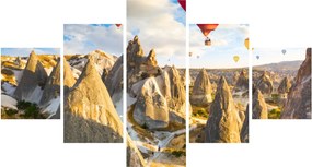 Obraz - Balony na ogrzane powietrze (125x70 cm)