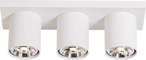 Nowoczesny plafon z reflektorami biały 3-światła - Tubo