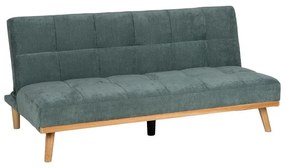Turkusowa rozkładana sofa z tkaniny szenilowej 178 cm – Ixia