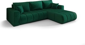 Narożnik BEDANTE MILO PREMIUM L Monolith 37 Prawy z funkcją spania Mebel łączący wygodę i nowoczesny design