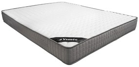 Zestaw 140 x 190 cm stelaż z jasną naturalną skrzynią + materac piankowy o grub. 22 cm z 11-strefową warstwą wierzchnią z pamięcią kształtu - DANEVO marki YSMÉE