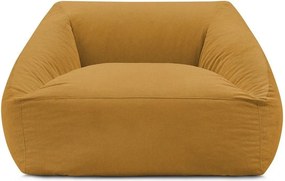 Żółty sztruksowy worek do siedzenia Lilibet – Bobochic Paris