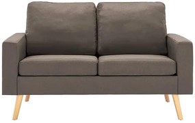 3-osobowy zestaw wypoczynkowy z fotelem, taupe - Muria 3X