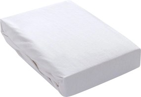 Prześcieradło jersey z gumką Jerry 90x200cm white