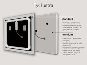 LED lustro do łazienki z oświetleniem M1