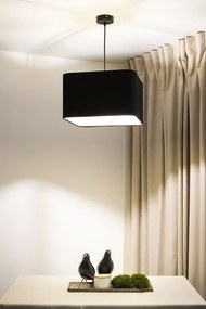 Lampa wisząca KWADRO LEN 005-40w20 czarna/beżowa BPS KONCEPT
