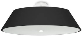Czarny elegancki plafon sufitowy 60 cm - EX666-Aksel