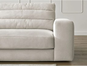 Beżowy aksamitny narożnik (lewostronny/z szezlongiem) Sierra – Bobochic Paris