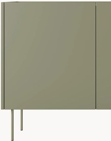 Komoda Desin 170 cm trzydrzwiowa - oliwka / dąb nagano