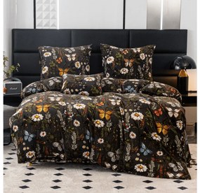 PrzytulneMieszkanie.pl PrzytulneMieszkanie.pl Pościel z mikropluszu MEADOW BUTTERFLY kolorowe Rozmiar pościeli: 2 szt 70 x 90 cm | 200 x 220 cm