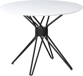 Stół jadalny - MDF - biały - SMART