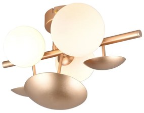 Kinkiet w biało-złotym kolorze Bubble – Trio Select