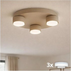 Brilagi - Lampa sufitowa LED MONO 3xGX53/13W/230V śr. 30 cm beżowa