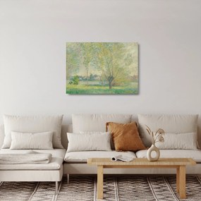 Obraz na szkle - Claude Monet, The Willows, reprodukcje (70x50 cm)