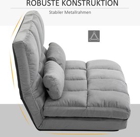 HOMCOM krzesło podłogowe 2 w 1