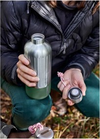 Butelka termiczna ze stali nierdzewnej w kolorze srebra 850 ml Explorer – Black + Blum