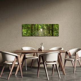 Obraz - Most wiszący (z zegarem) (90x30 cm)