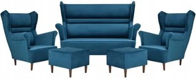 Zestaw wypoczynkowy sofa + 2 fotele Family Meble - DOSTĘPNY OD RĘKI