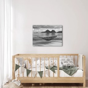 Obraz - Hamak na plaży (70x50 cm)