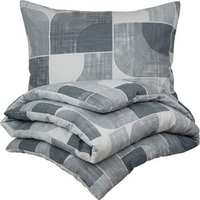 B.E.S. Petrovice Posciel flanelowa Nordic Grey, 140 x 200 cm, 70 x 90 cm